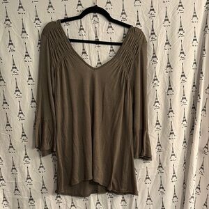 Olive Green Women's Top